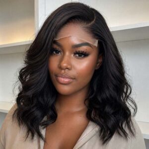 Lace Closure Wig Wavy Hair